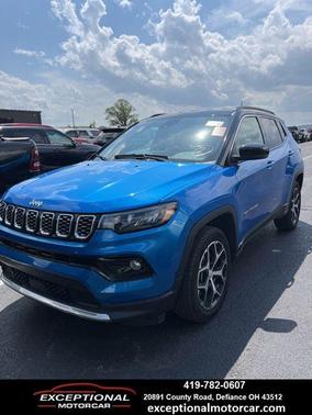 Hydro Blue Pearlcoat 2024 Jeep Compass Limited