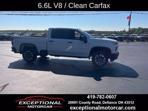 Summit White 2023 Chevrolet Silverado 2500 Custom