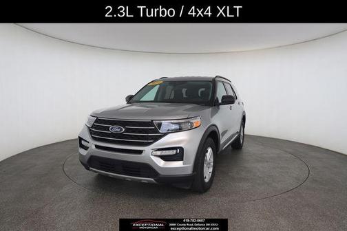 ICONIC SILVER METALLIC 2024 Ford Explorer XLT
