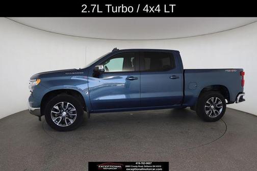 Lakeshore Blue Metallic 2024 Chevrolet Silverado 1500 LT