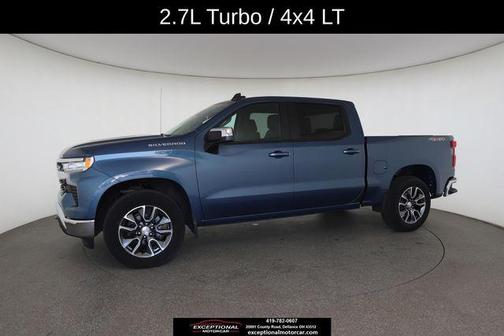 Lakeshore Blue Metallic 2024 Chevrolet Silverado 1500 LT