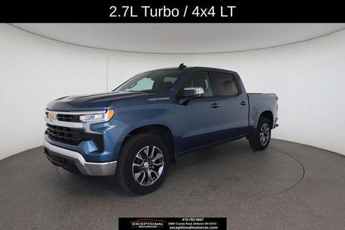 Lakeshore Blue Metallic 2024 Chevrolet Silverado 1500 LT