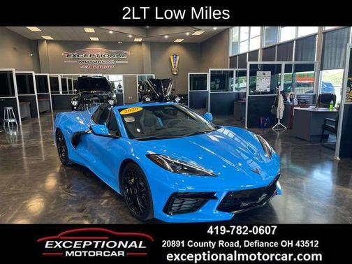 Rapid Blue 2020 Chevrolet Corvette Stingray w/2LT