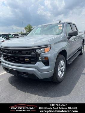 Gray 2024 Chevrolet Silverado 1500 Custom