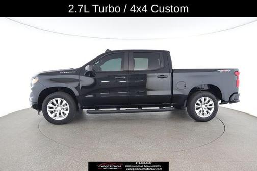 Black 2023 Chevrolet Silverado 1500 Custom