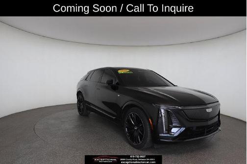 Stellar Black Metallic 2025 Cadillac LYRIQ Sport