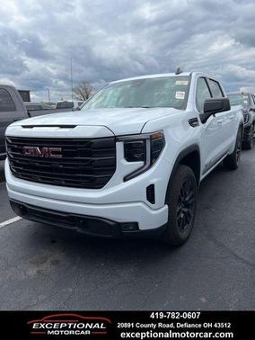 Summit White 2024 GMC Sierra 1500 Elevation