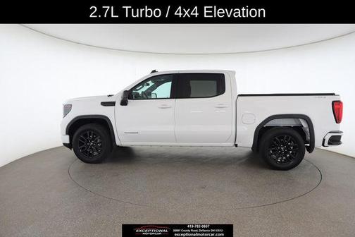 Summit White 2024 GMC Sierra 1500 Elevation