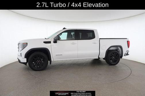 Summit White 2024 GMC Sierra 1500 Elevation