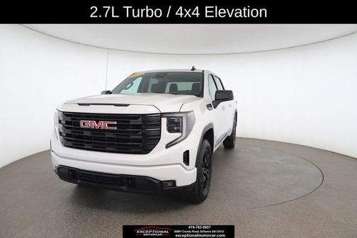 Summit White 2024 GMC Sierra 1500 Elevation