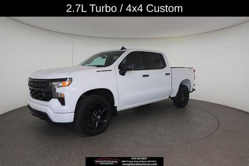 Summit White 2023 Chevrolet Silverado 1500 Custom