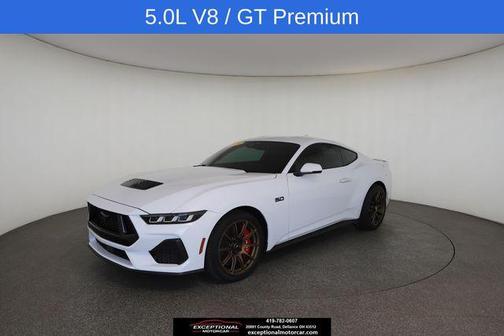 OXFORD WHITE 2024 Ford Mustang GT Premium