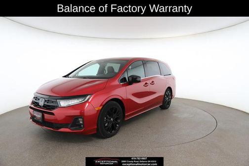 Radiant Red Metallic II 2025 Honda Odyssey Sport-L