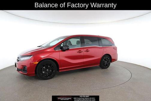 Radiant Red Metallic II 2025 Honda Odyssey Sport-L