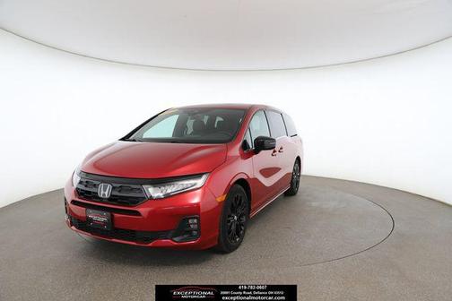 Radiant Red Metallic II 2025 Honda Odyssey Sport-L