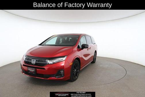 Radiant Red Metallic II 2025 Honda Odyssey Sport-L