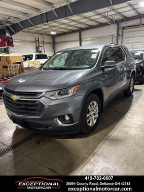 Satin Steel Metallic 2020 Chevrolet Traverse LT Leather