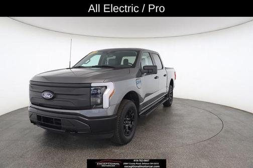 CARBONIZED GRAY METALLIC 2025 Ford F-150 Lightning Pro