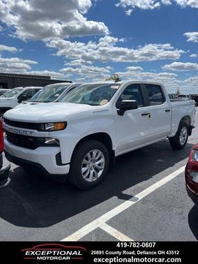 Summit White 2021 Chevrolet Silverado 1500 Custom