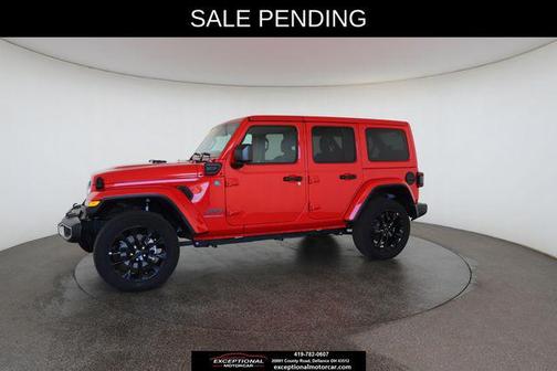 Firecracker Red Clearcoat 2025 Jeep Wrangler 4xe Sahara