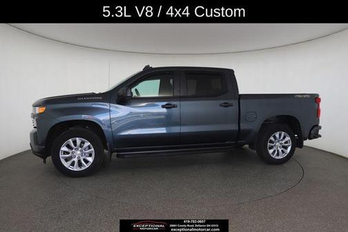 Shadow Gray Metallic 2021 Chevrolet Silverado 1500 Custom