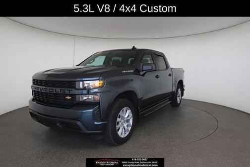 Shadow Gray Metallic 2021 Chevrolet Silverado 1500 Custom