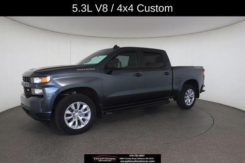 Shadow Gray Metallic 2021 Chevrolet Silverado 1500 Custom