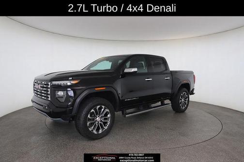 Onyx Black 2025 GMC Canyon Denali