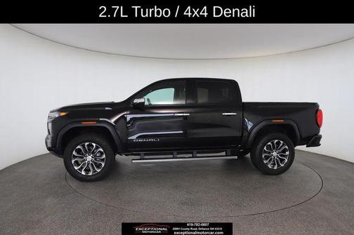 Onyx Black 2025 GMC Canyon Denali