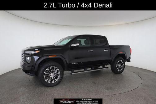 Onyx Black 2025 GMC Canyon Denali