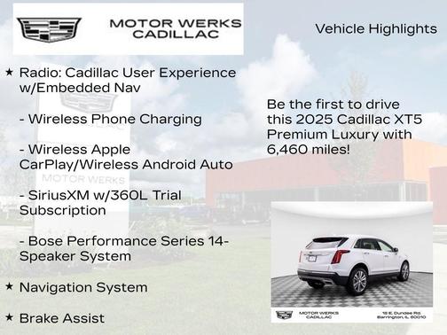 2025 Cadillac XT5 Premium Luxury