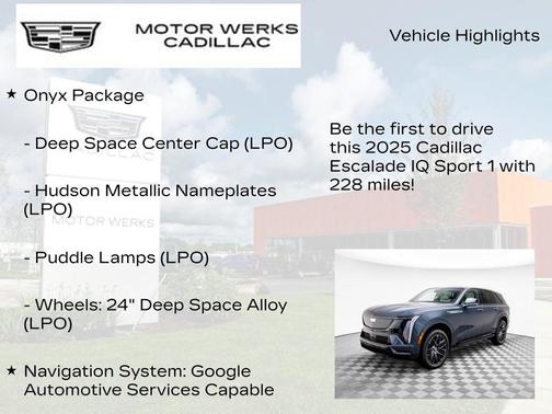 2025 Cadillac Escalade IQ Sport 1