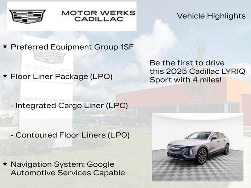 2025 Cadillac LYRIQ Sport