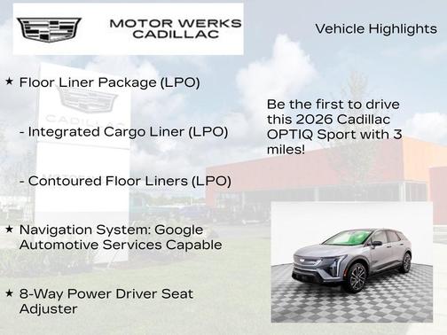 2026 Cadillac OPTIQ Sport
