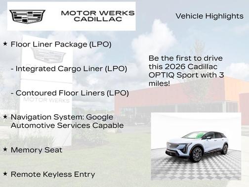 2026 Cadillac OPTIQ Sport