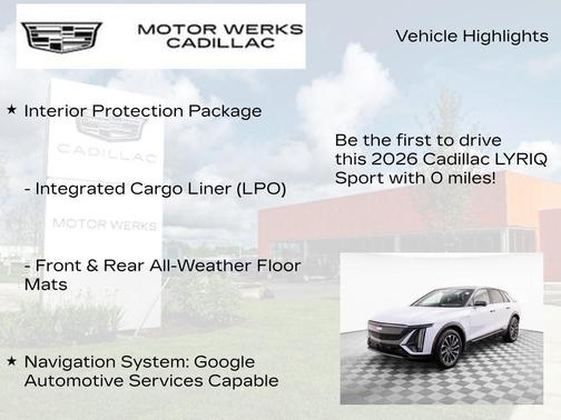 2026 Cadillac LYRIQ Sport
