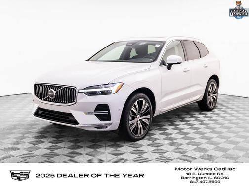 Crystal White Metallic 2023 Volvo XC60 B5 Plus Bright Theme
