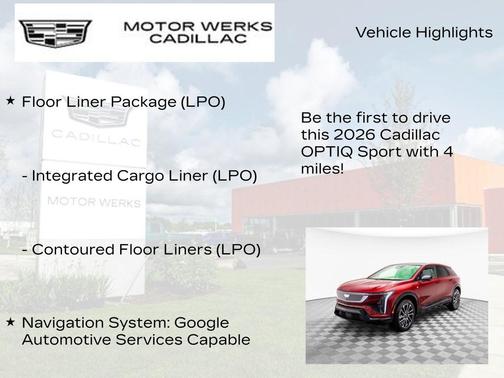 2026 Cadillac OPTIQ Sport