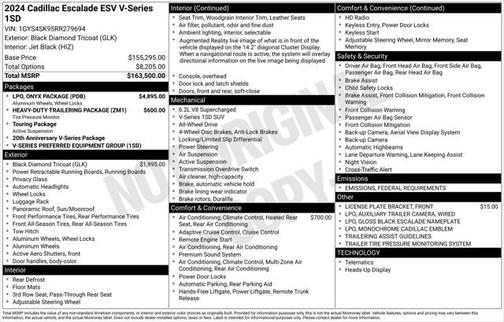 2024 Cadillac Escalade ESV V-Series