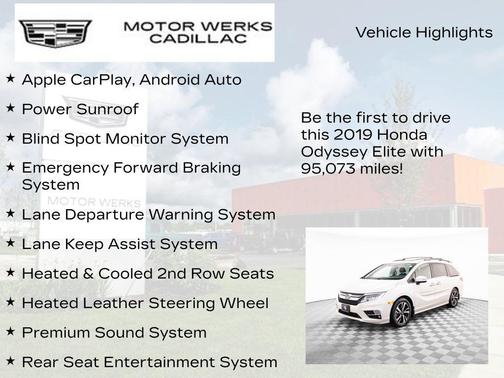 2019 Honda Odyssey Elite