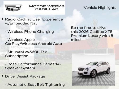 2026 Cadillac XT5 Premium Luxury