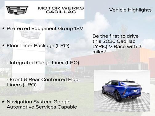 2026 Cadillac LYRIQ V
