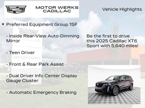 2025 Cadillac XT6 Sport AWD