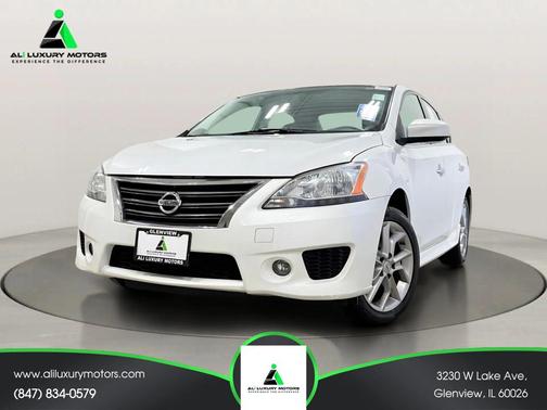 Aspen White 2014 Nissan Sentra SR