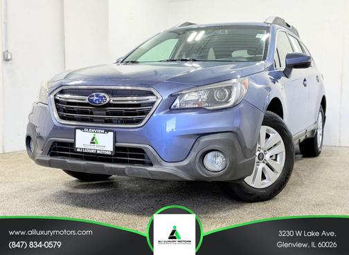 Blue 2018 Subaru Outback 2.5i Premium