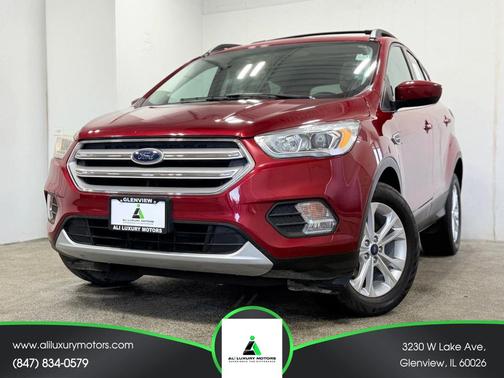 Red 2018 Ford Escape SEL