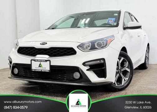 Clear White 2019 Kia Forte LXS
