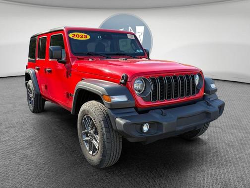 Firecracker Red Clearcoat 2025 Jeep Wrangler Sport