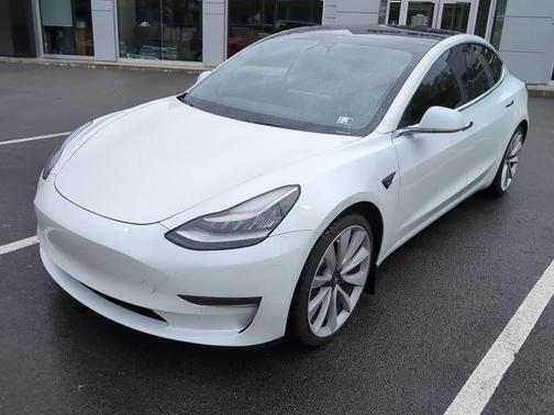 Pearl White Multi 2019 Tesla Model 3 Performance