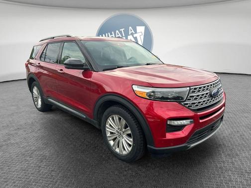 Red Metallic 2020 Ford Explorer Limited